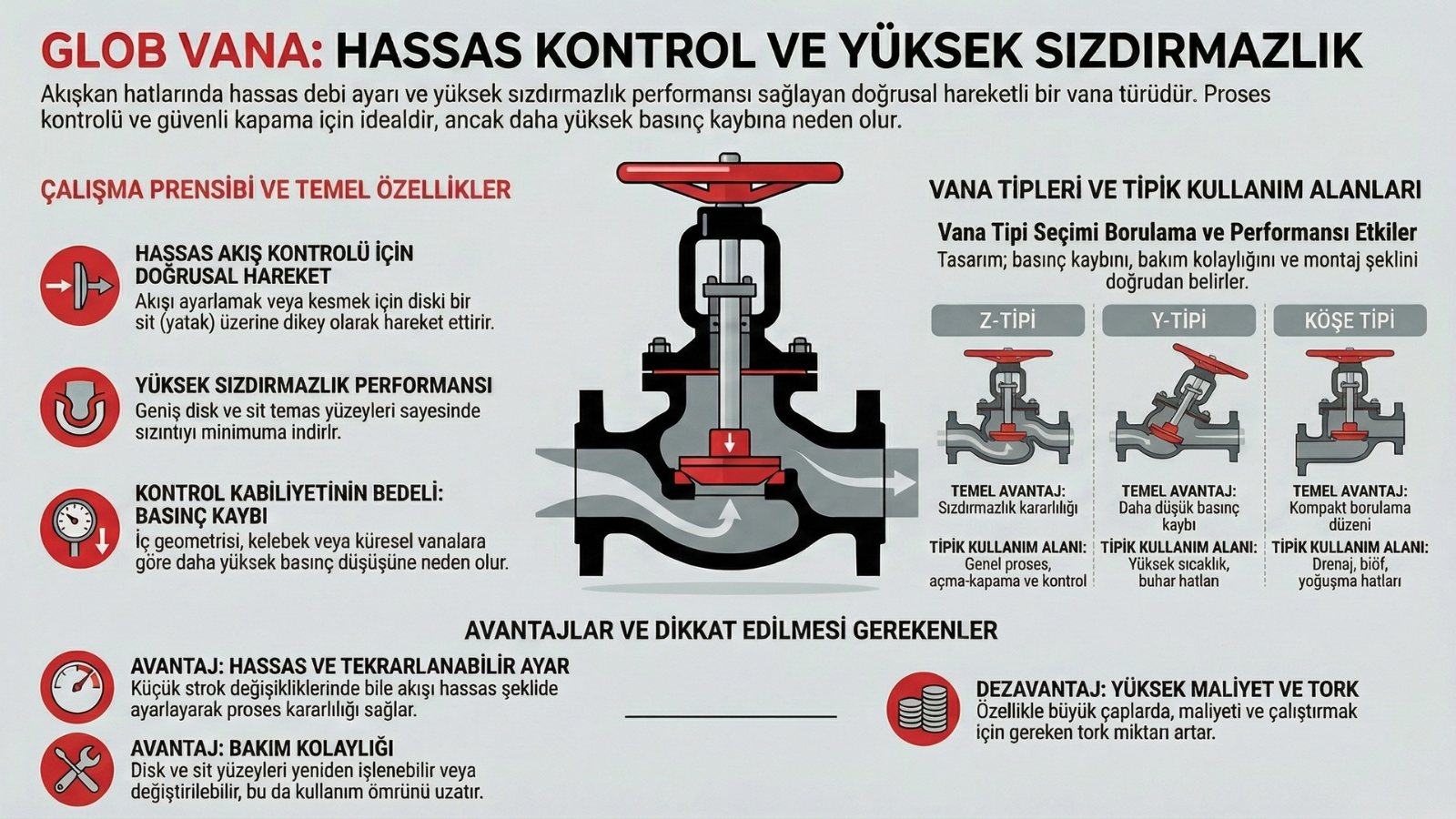 Glob vana çalışma prensibi ve tipleri